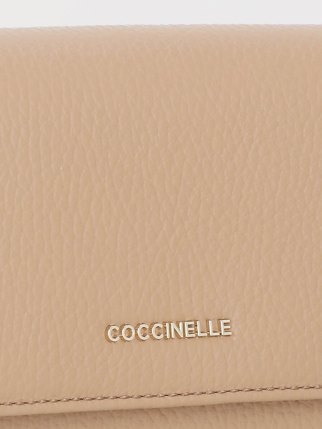 COCCINELLE WALLET: Wallet woman Coccinelle, Beige - Img 3