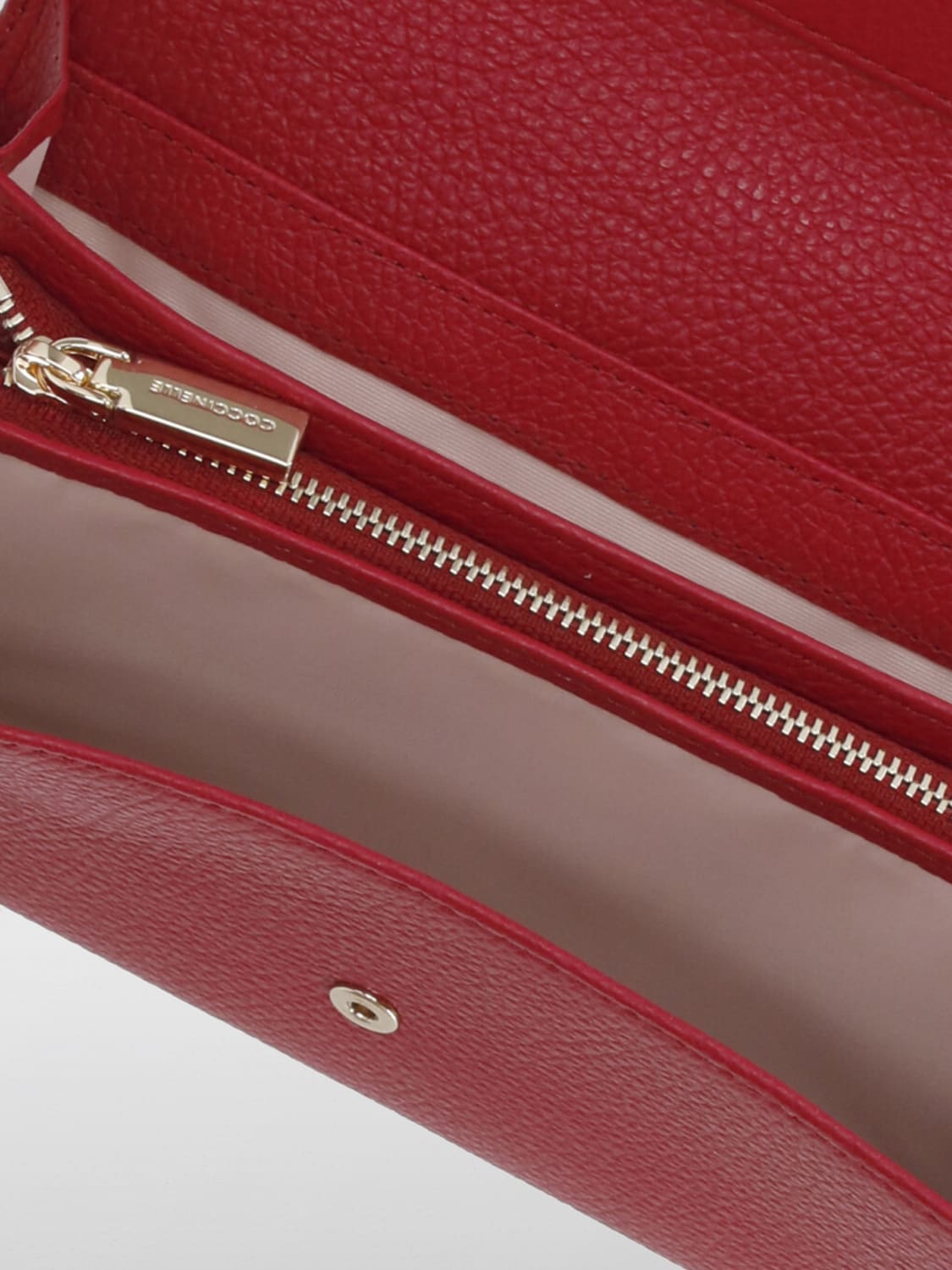 COCCINELLE CARTERA: Cartera mujer Coccinelle, Granate - Img 3