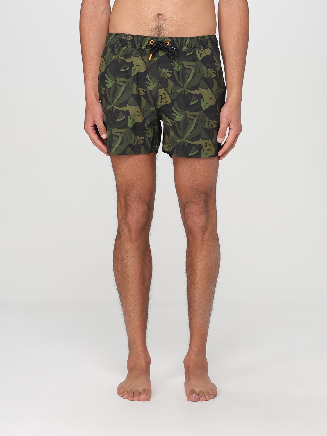 SAVE THE DUCK SWIMSUIT: Swimsuit men Save The Duck, Grass Green - Img 1