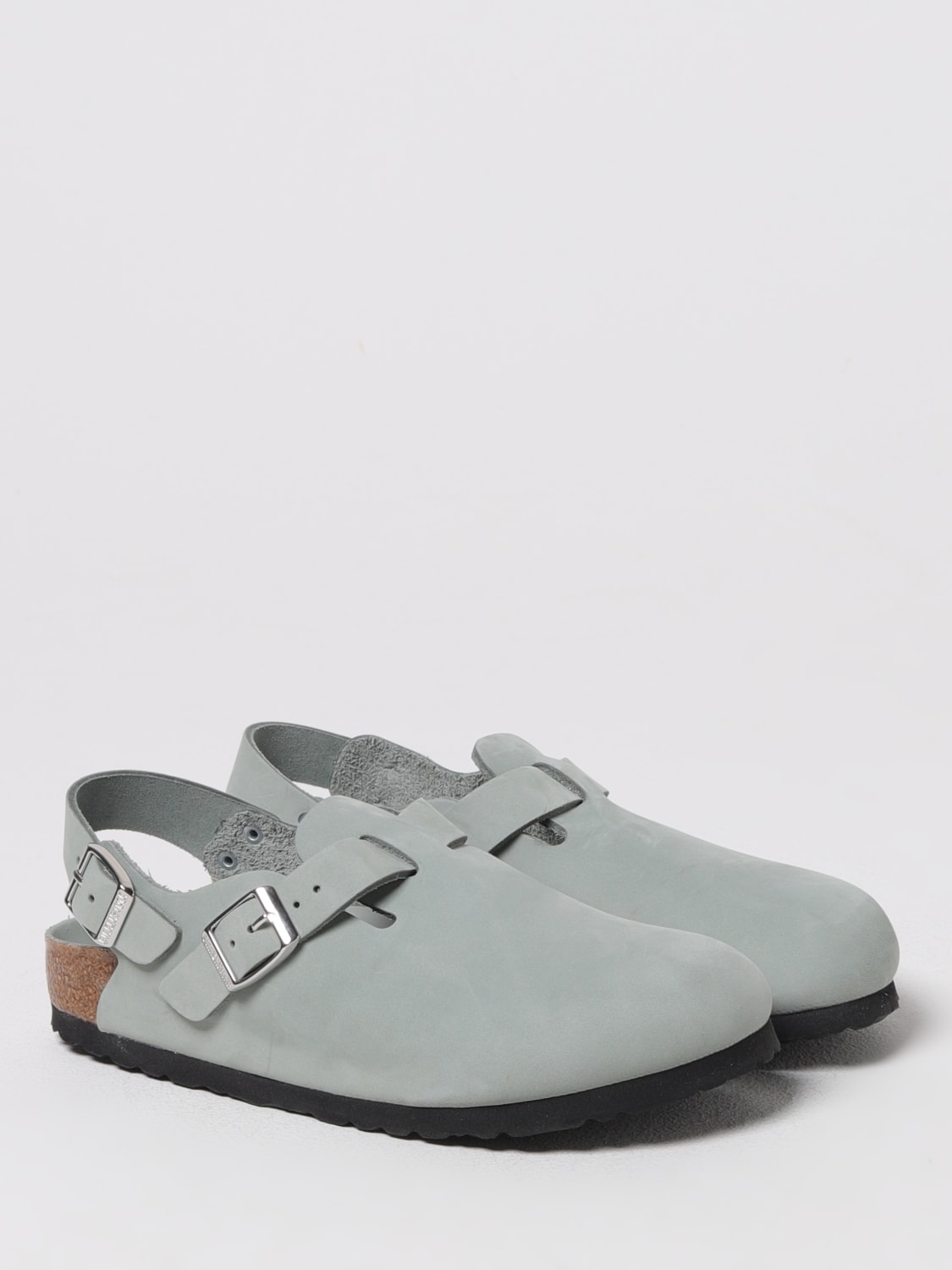 BIRKENSTOCK SHOES: Flat sandals woman Birkenstock, Beige - Img 2