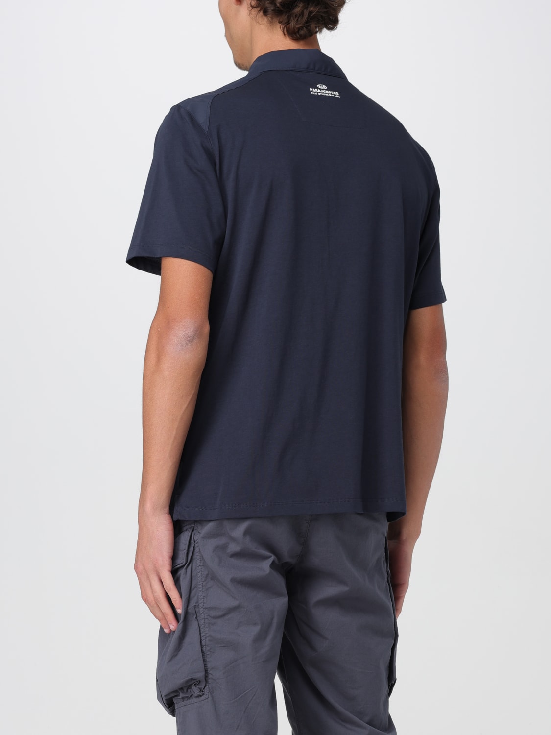 PARAJUMPERS POLO: Polo in cotone con tasca a toppa Parajumpers, Blue - Img 2