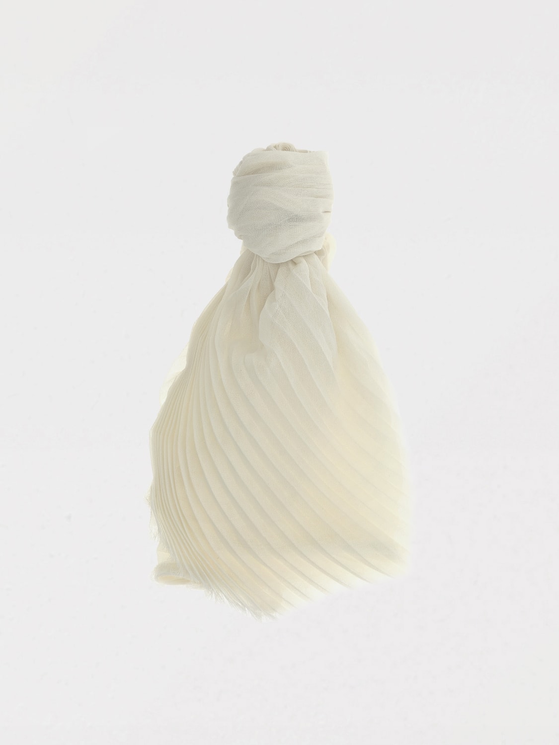 ISSEY MIYAKE SCARF: Scarf woman Issey Miyake, White - Img 1