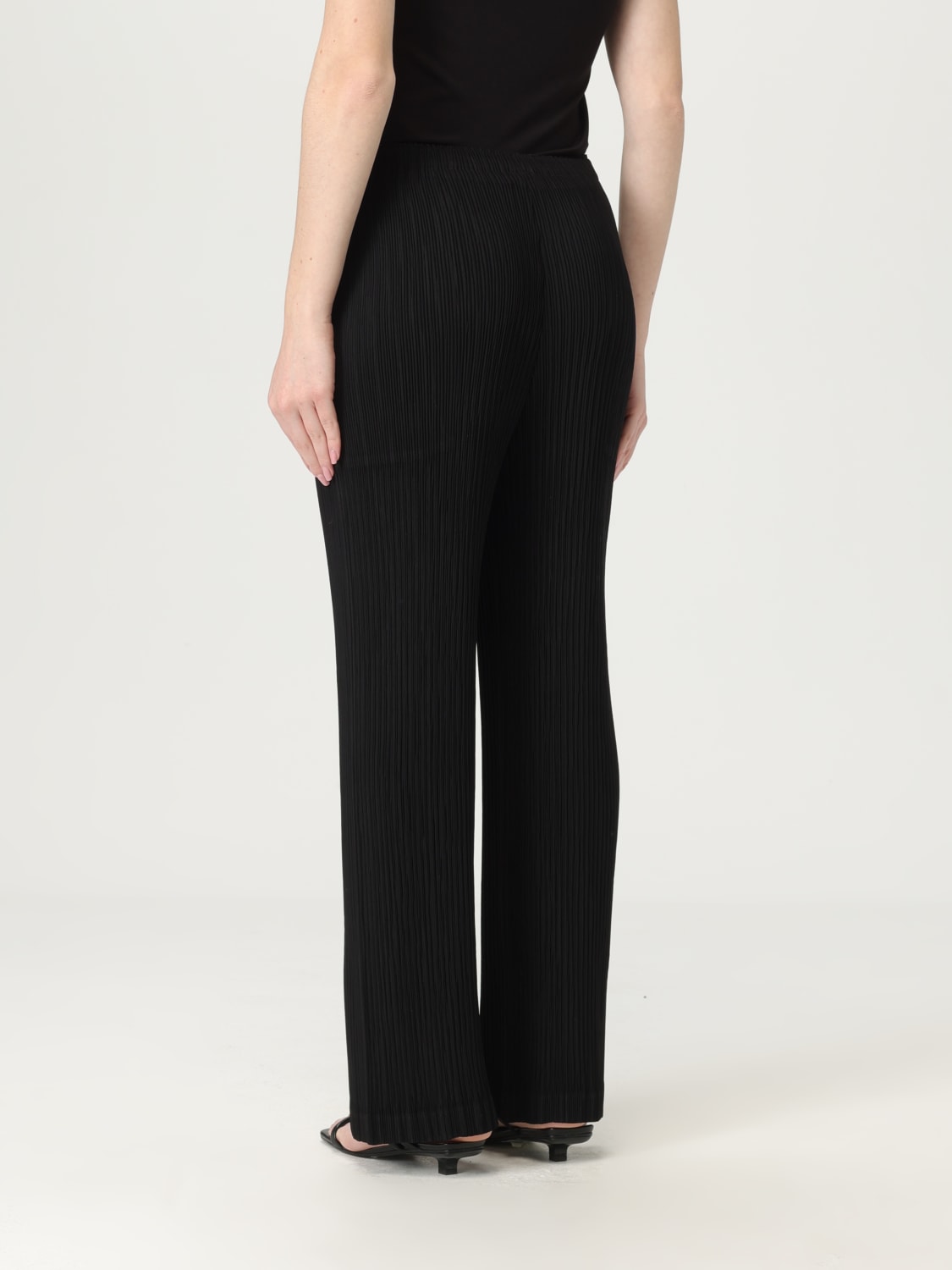 パンツ ISSEY MIYAKE Woman Pants Black IM56FF622 15 ISSEY MIYAKE: Pants woman - Black | Issey Miyake pants