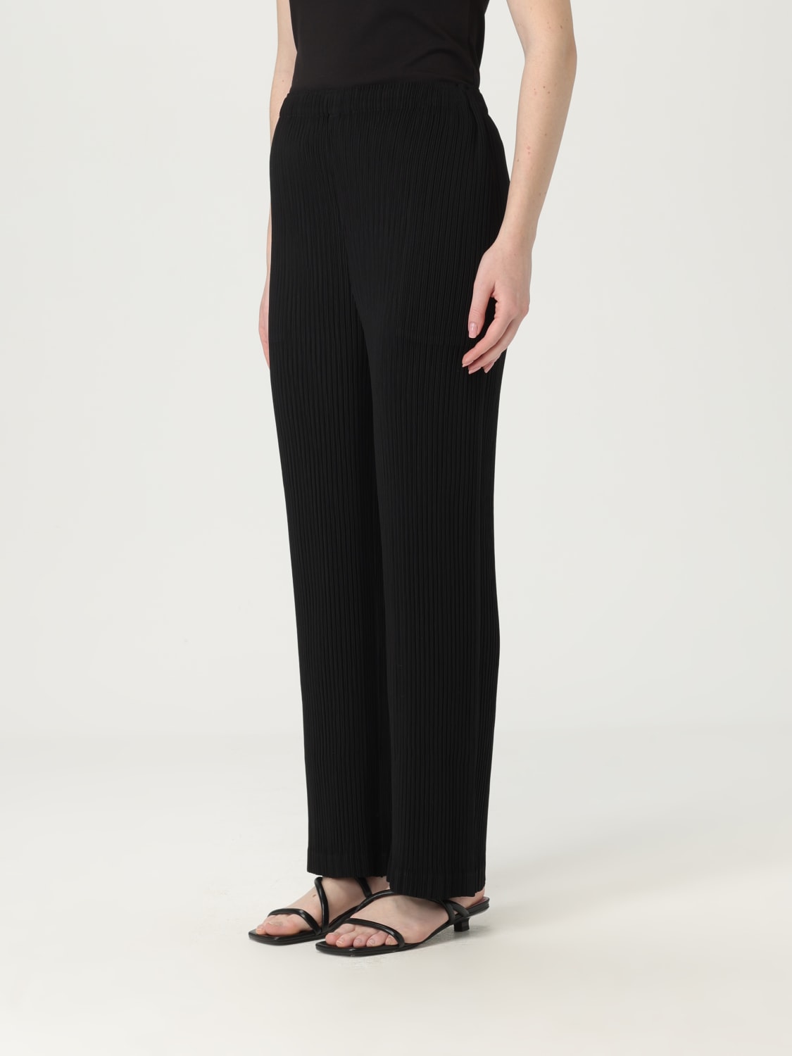 パンツ ISSEY MIYAKE Woman Pants Black IM56FF622 15 ISSEY MIYAKE: Pants woman - Black | Issey Miyake pants