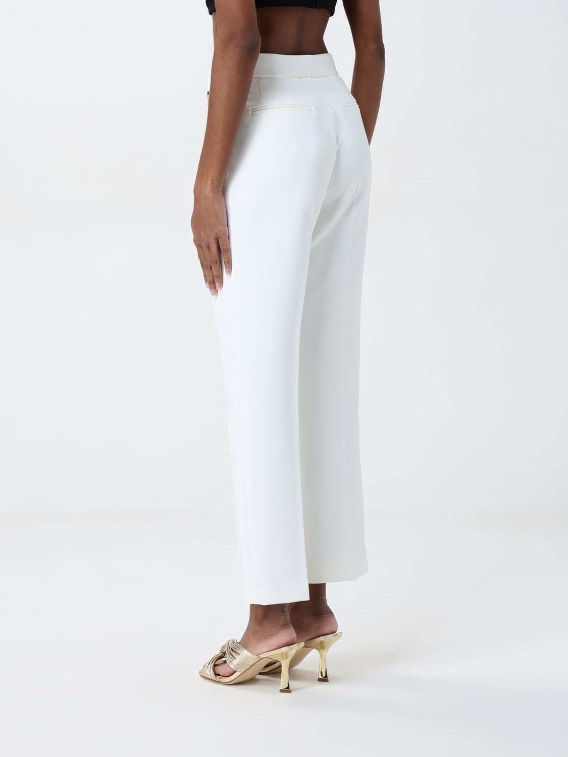 ELISABETTA FRANCHI PANTALON: Pantalon femme Elisabetta Franchi, Blanc - Img 2