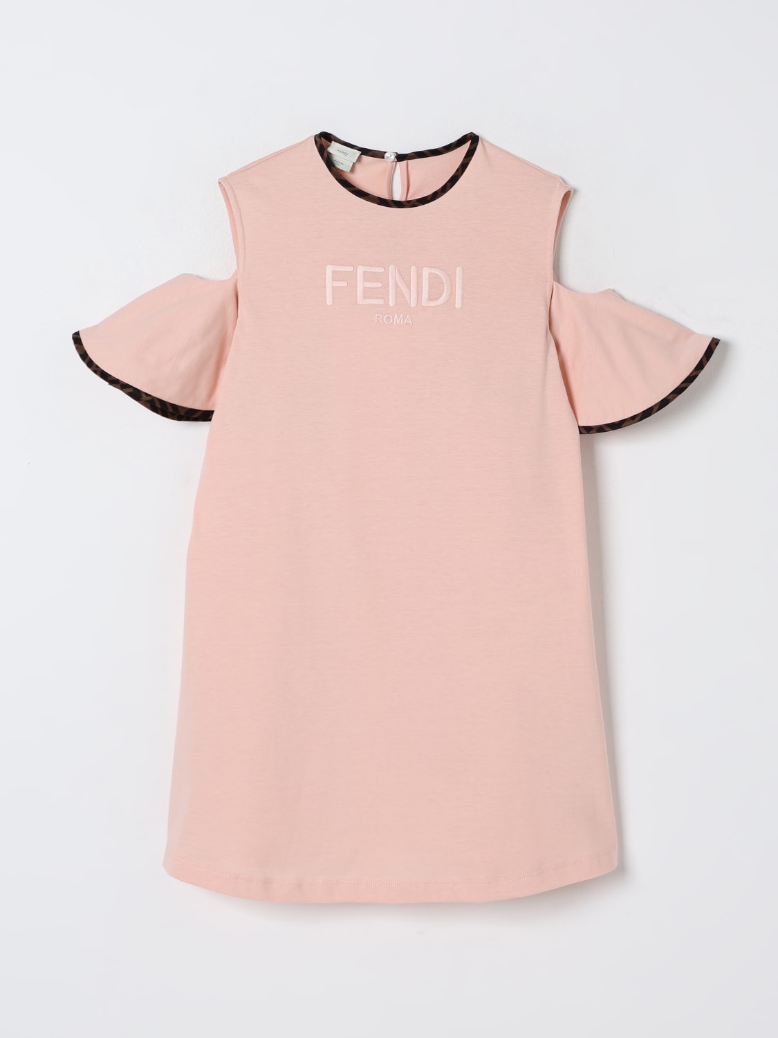 FENDI ROBE: Robe enfant Fendi, Rose - Img 1