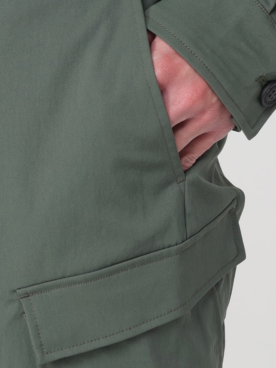 SAVE THE DUCK SHORTS: Short men Save The Duck, Green - Img 4