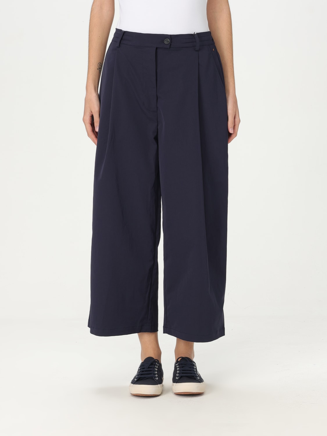 SAVE THE DUCK 裤子: 裤子 女士 Save The Duck, 蓝色 - Img 1