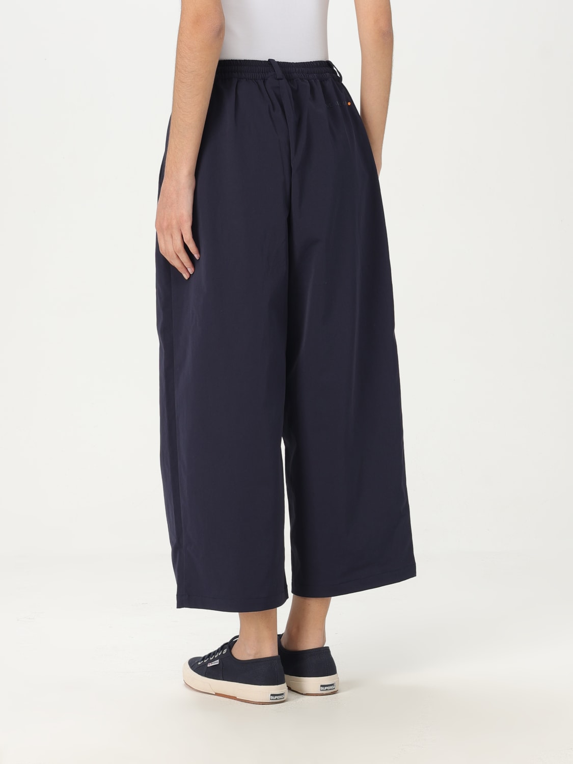 SAVE THE DUCK 裤子: 裤子 女士 Save The Duck, 蓝色 - Img 2