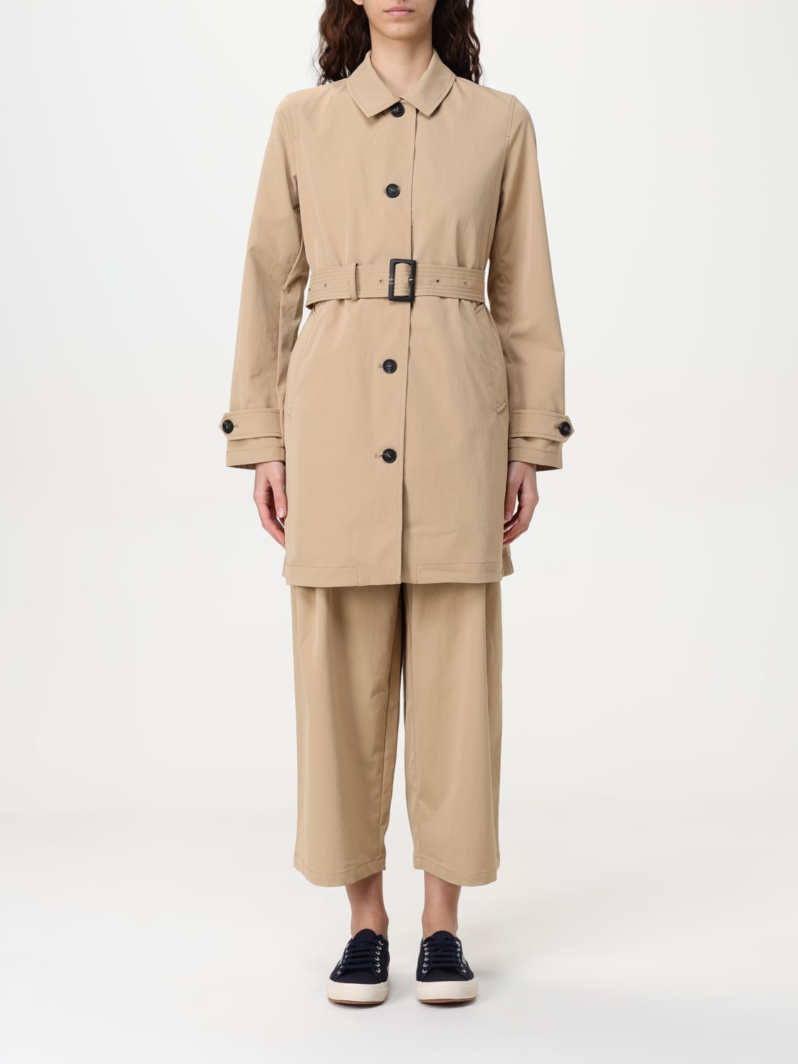 SAVE THE DUCK JACKET: Coat woman Save The Duck, Beige - Img 1