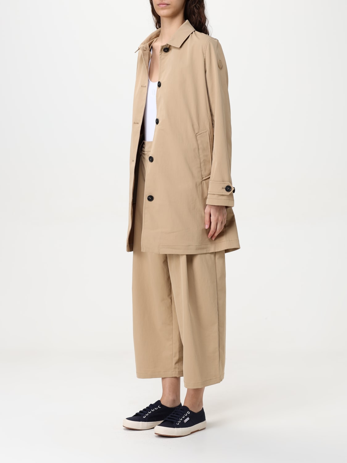 トレンチコート SAVE THE DUCK Women Trench Coats D41114W GABA2040015 Beige SAVE THE DUCK: women's trench coat - Beige | Save The Duck