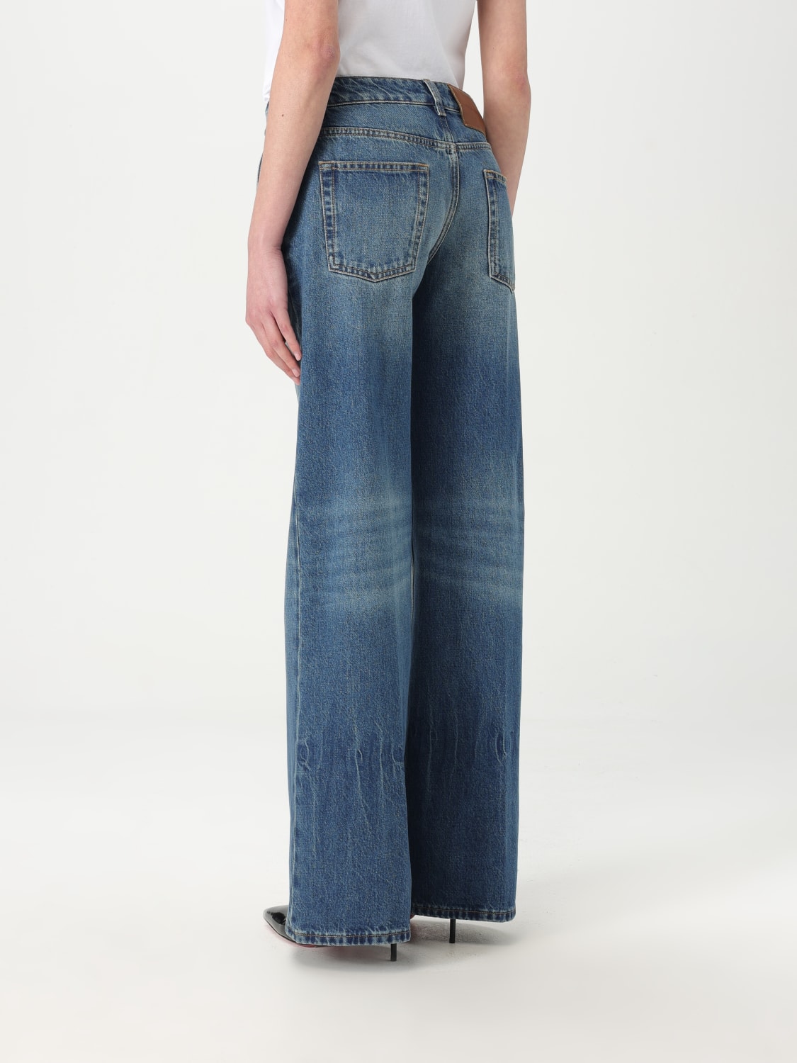 VICTORIA VICTORIA BECKHAM JEANS: Jeans classico Victoria Victoria Beckham in denim , Blue - Img 3