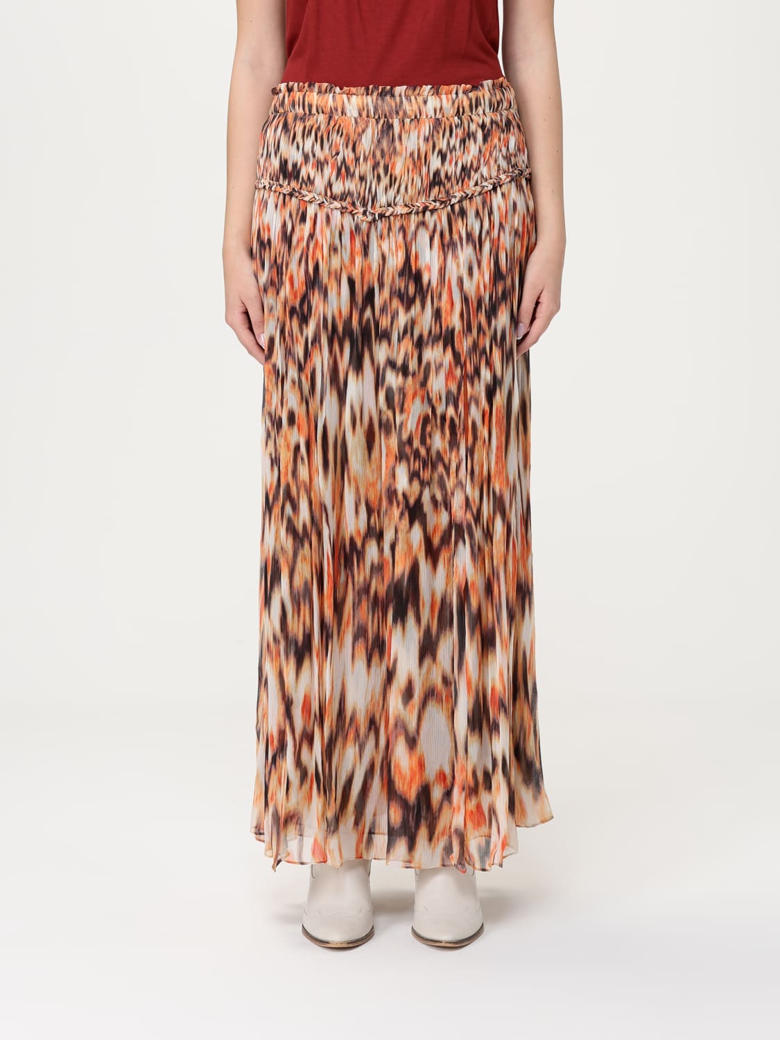 ISABEL MARANT: Skirt woman - Orange | Isabel Marant skirt