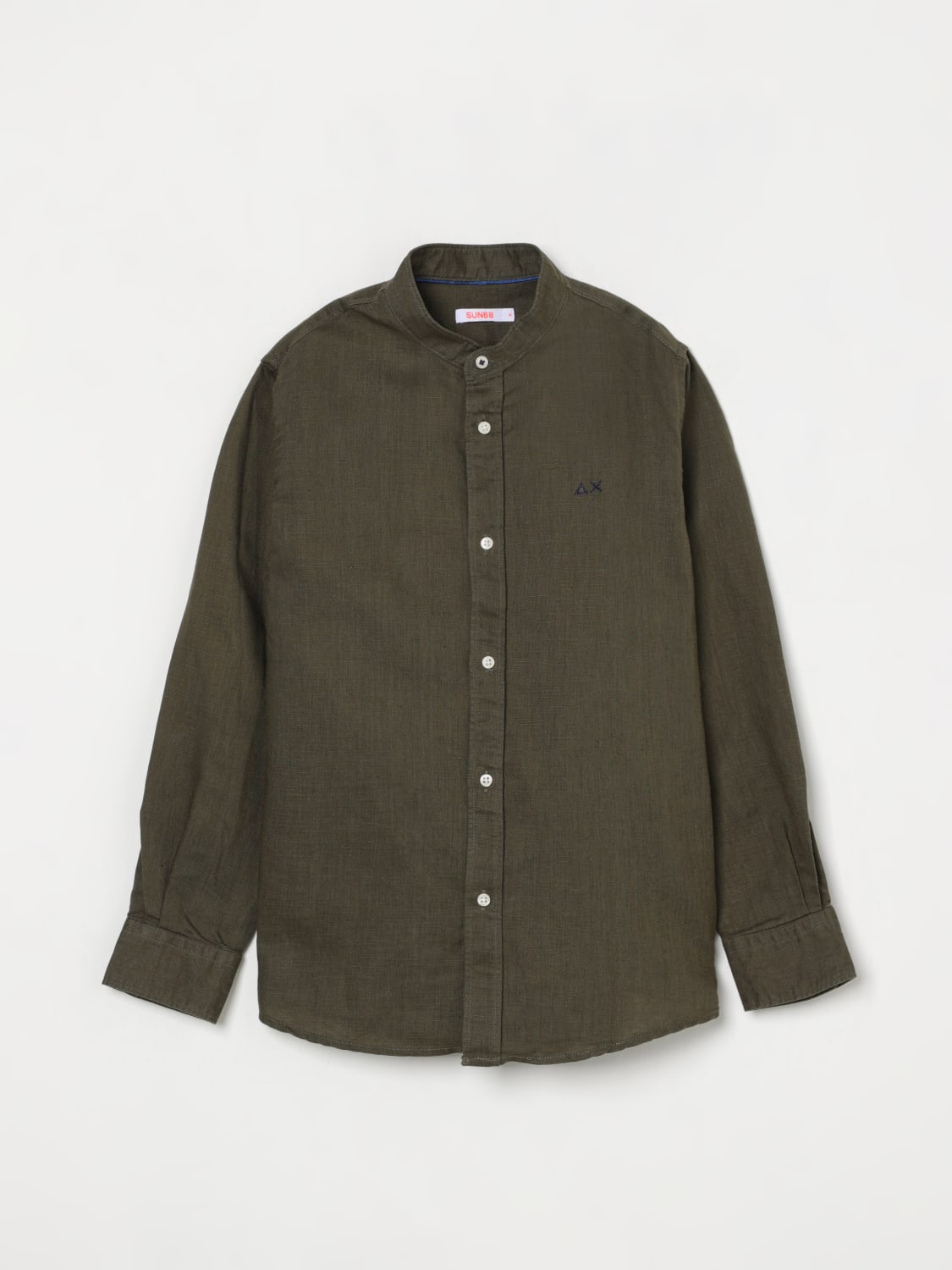 SUN68 CAMICIA: Camicia in lino SUN68, Militare - Img 1