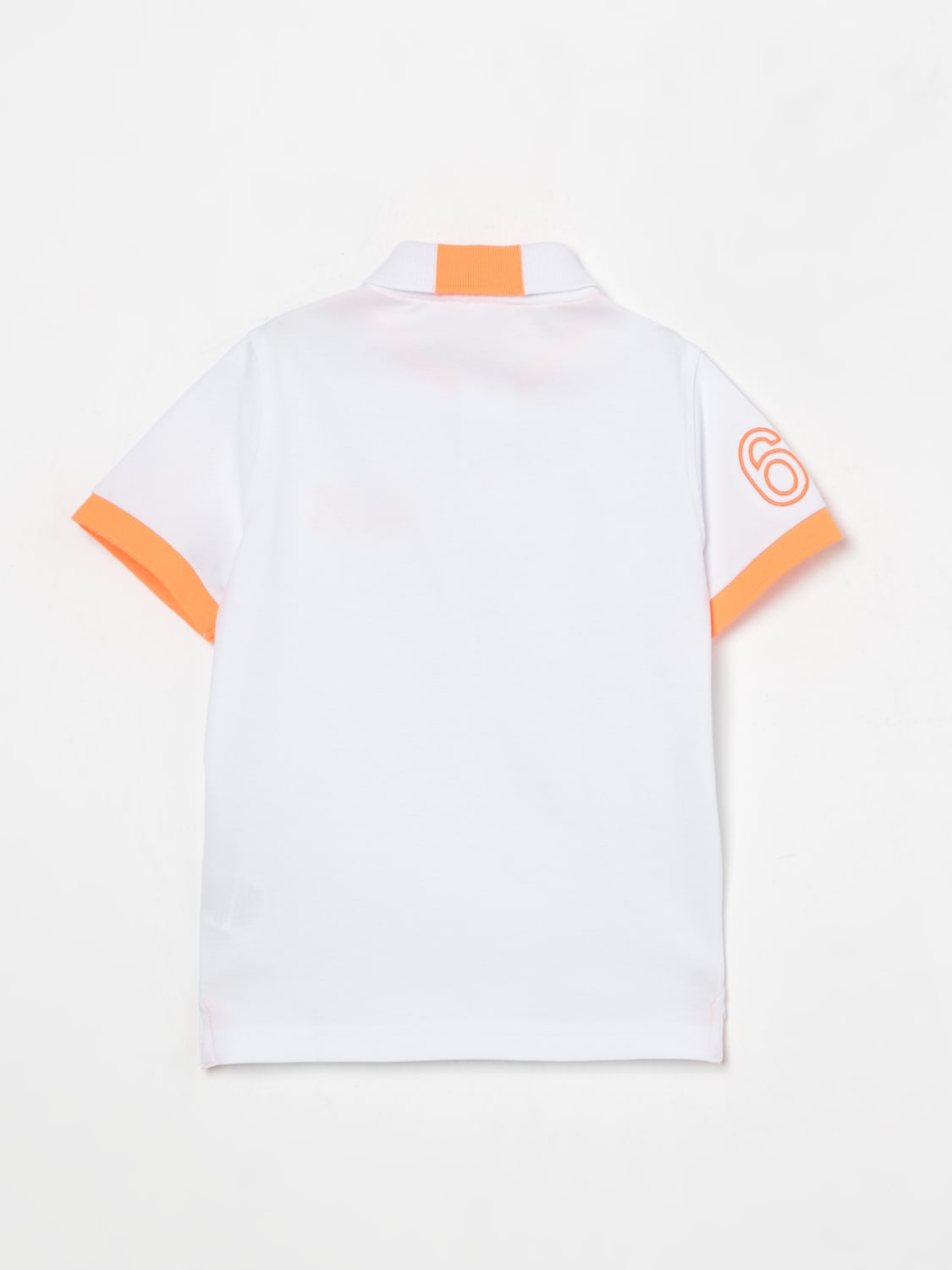 SUN68 POLO: Polo in cotone con logo SUN68, Bianco - Img 2