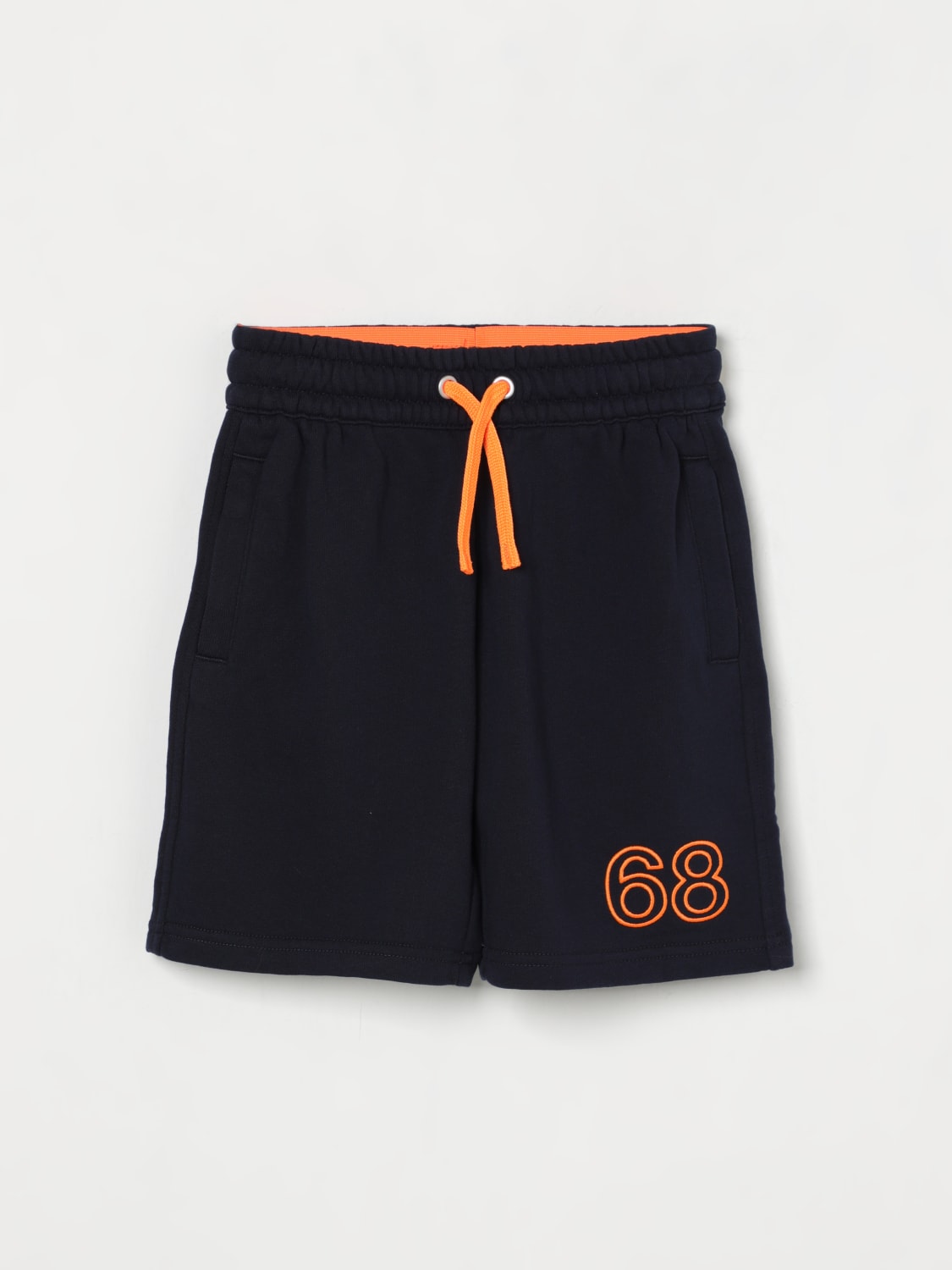 SUN68 PANTALONCINO: Pantaloncino SUN68 in misto cotone , Blue - Img 1