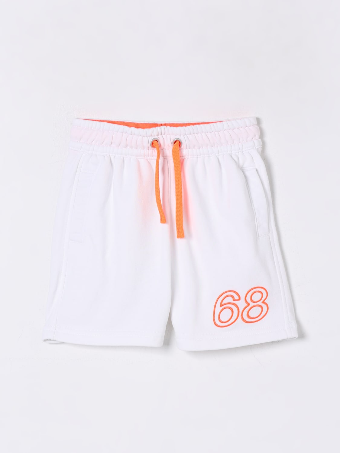 SUN68 PANTALONCINO: Pantaloncino SUN68 in misto cotone , Panna - Img 1