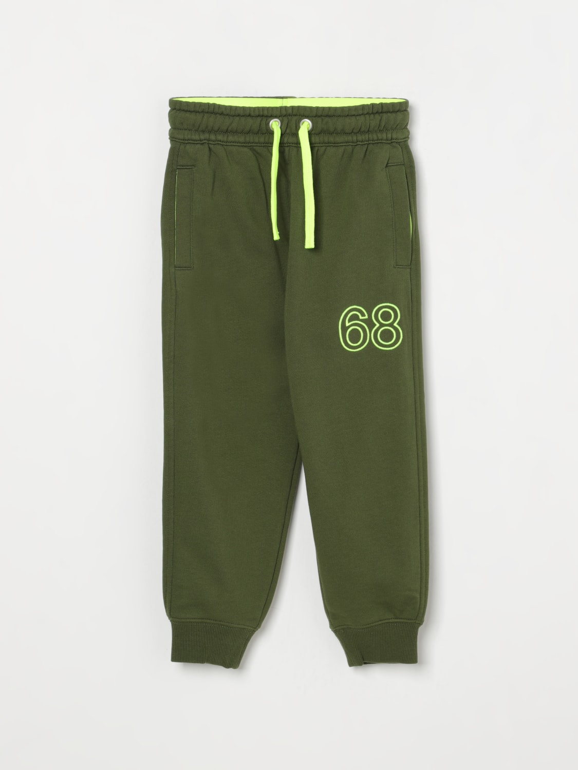 SUN68 裤子: 裤子 儿童 SUN68, 绿色 - Img 1