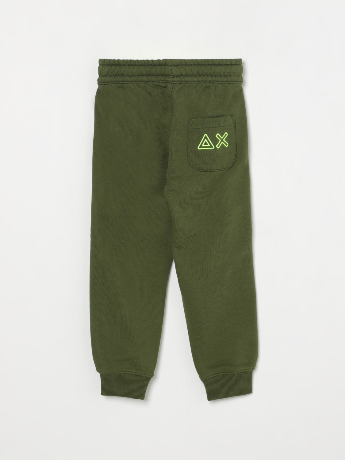 SUN68 裤子: 裤子 儿童 SUN68, 绿色 - Img 2