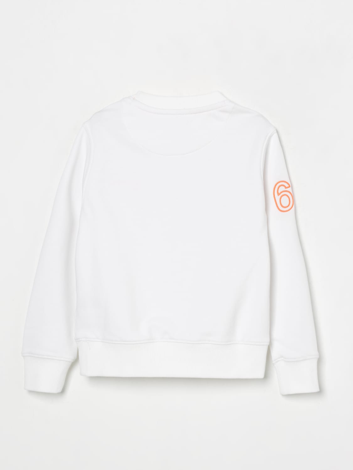 SUN68 MAGLIA: Felpa a girocollo con logo SUN68, Panna - Img 2