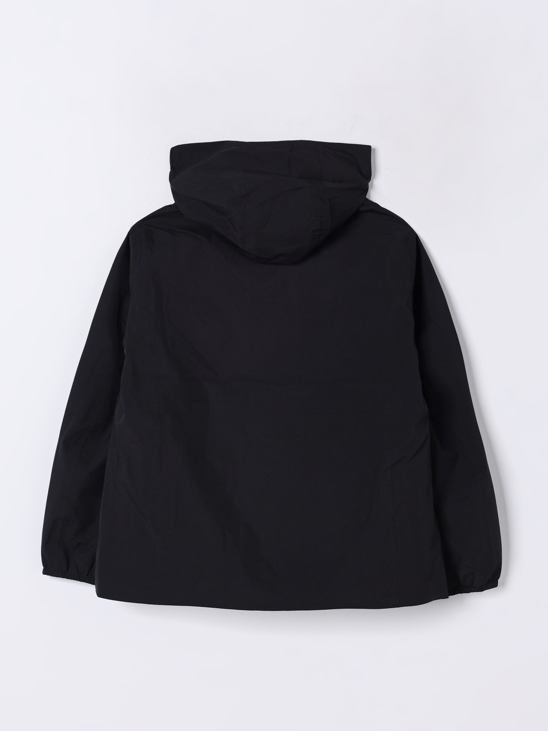 K-WAY JACKET: K-Way polyester jacket with logo, Black - Img 2