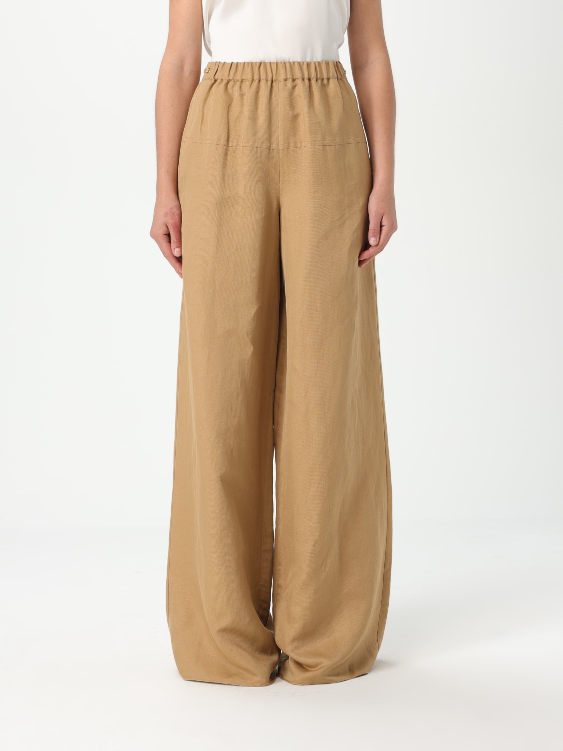 パンツ MAX MARA Woman Pants Brown 2511131112600 004 MAX MARA: Pants woman - Brown | Max Mara pants 2511131112600