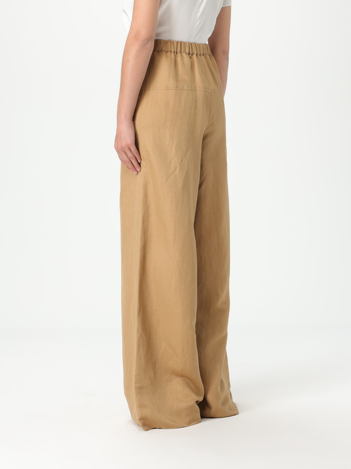 パンツ MAX MARA Woman Pants Brown 2511131011600 004 MAX MARA: Pants woman - Brown | Max Mara pants 2511131112600