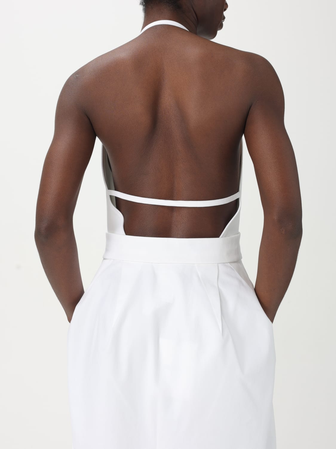 MAX MARA ROBE: Jupe femme Max Mara, Blanc - Img 4