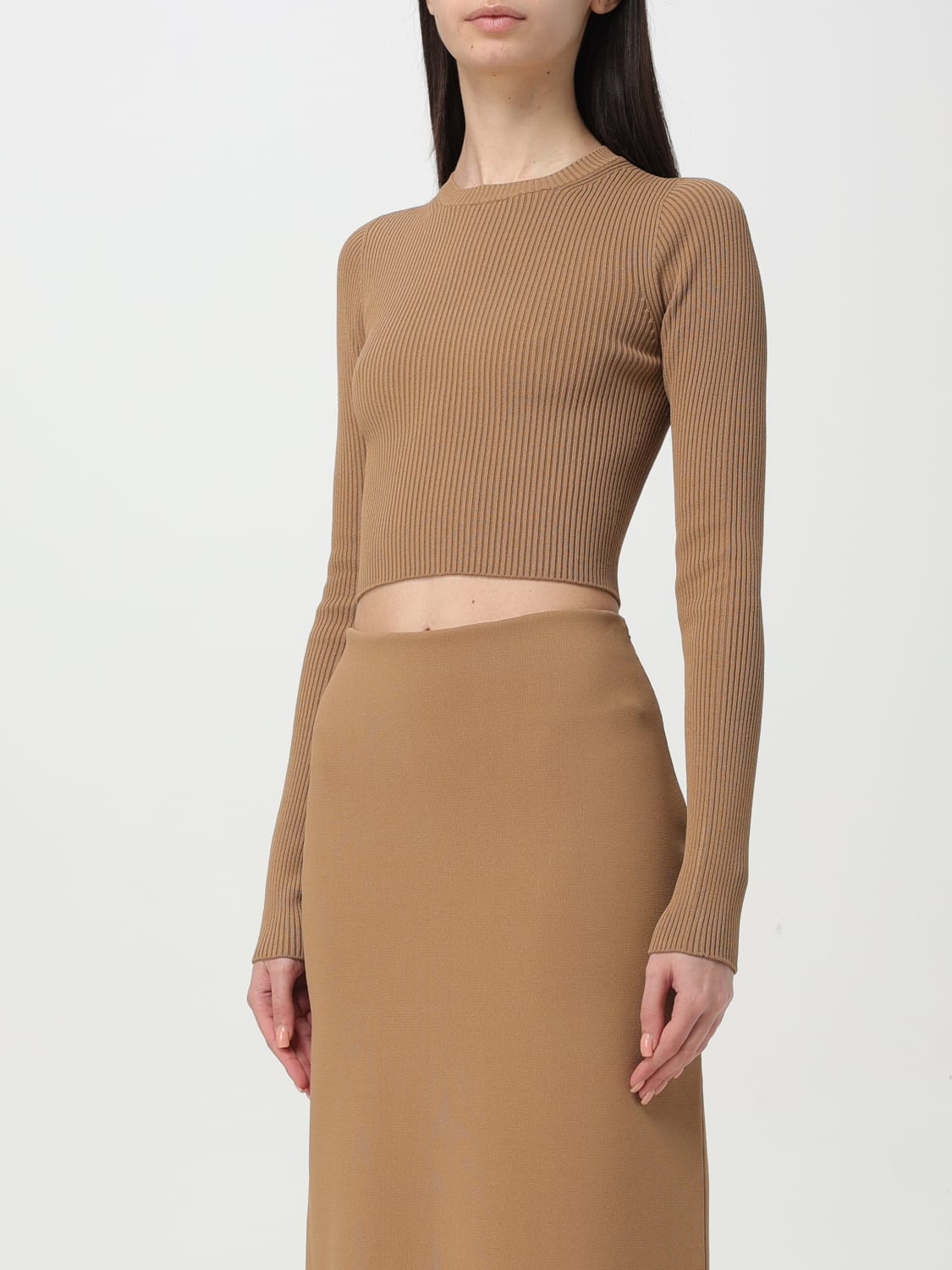 MAX MARA JERSEY: Cárdigan mujer Max Mara, Marrón - Img 4