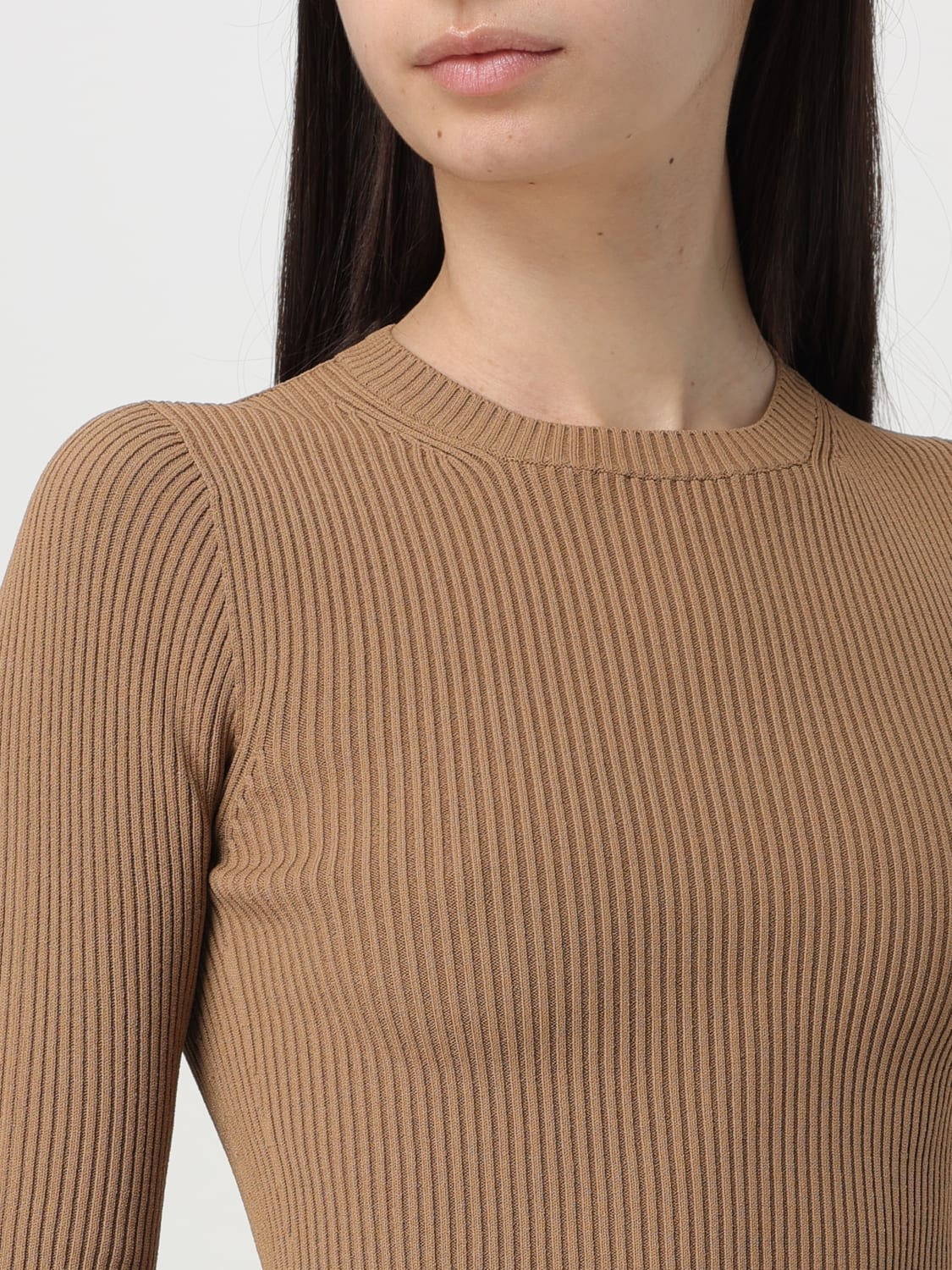 MAX MARA JERSEY: Cárdigan mujer Max Mara, Marrón - Img 5