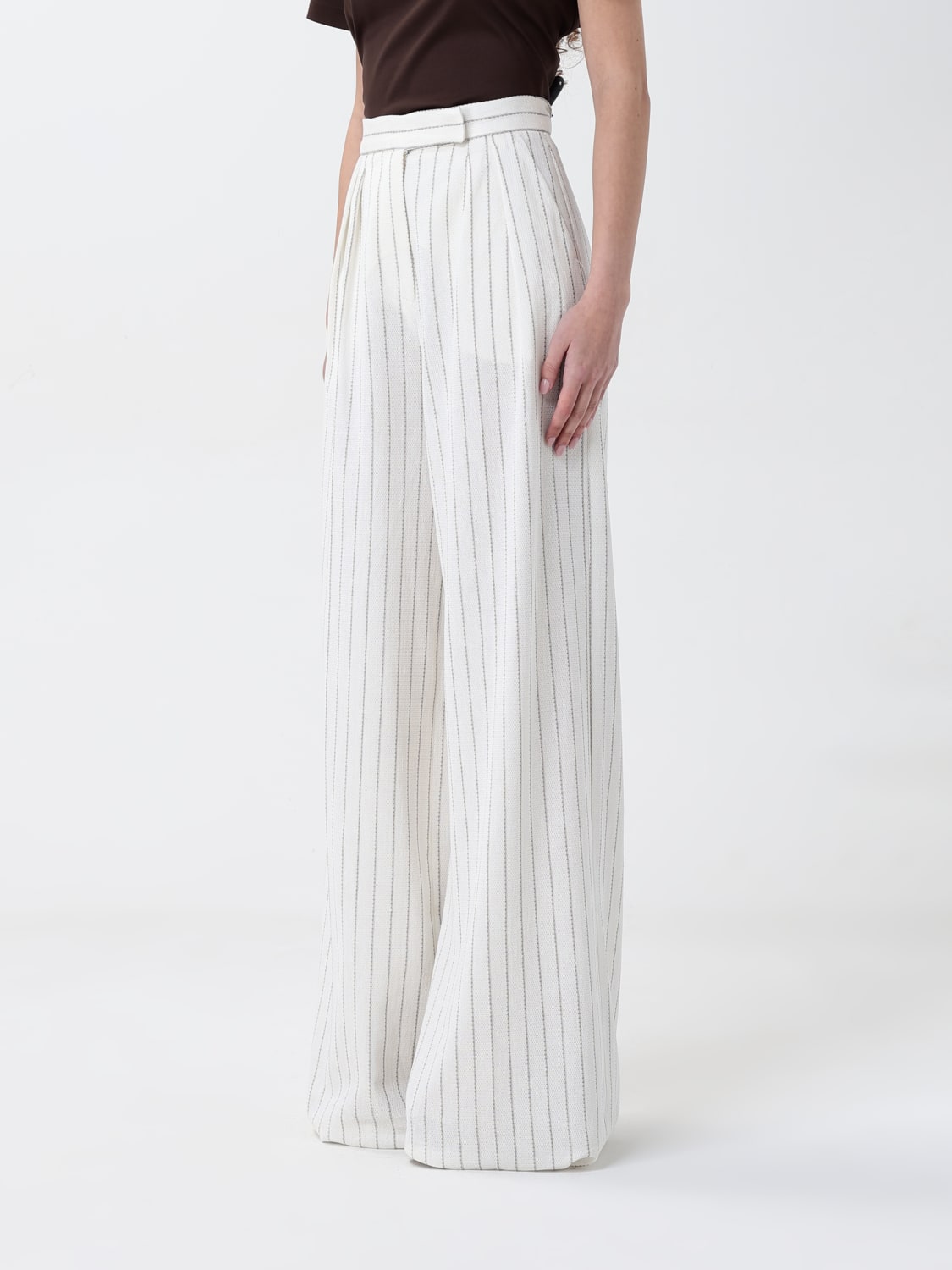 MAX MARA PANTS: Pants woman Max Mara, White - Img 4