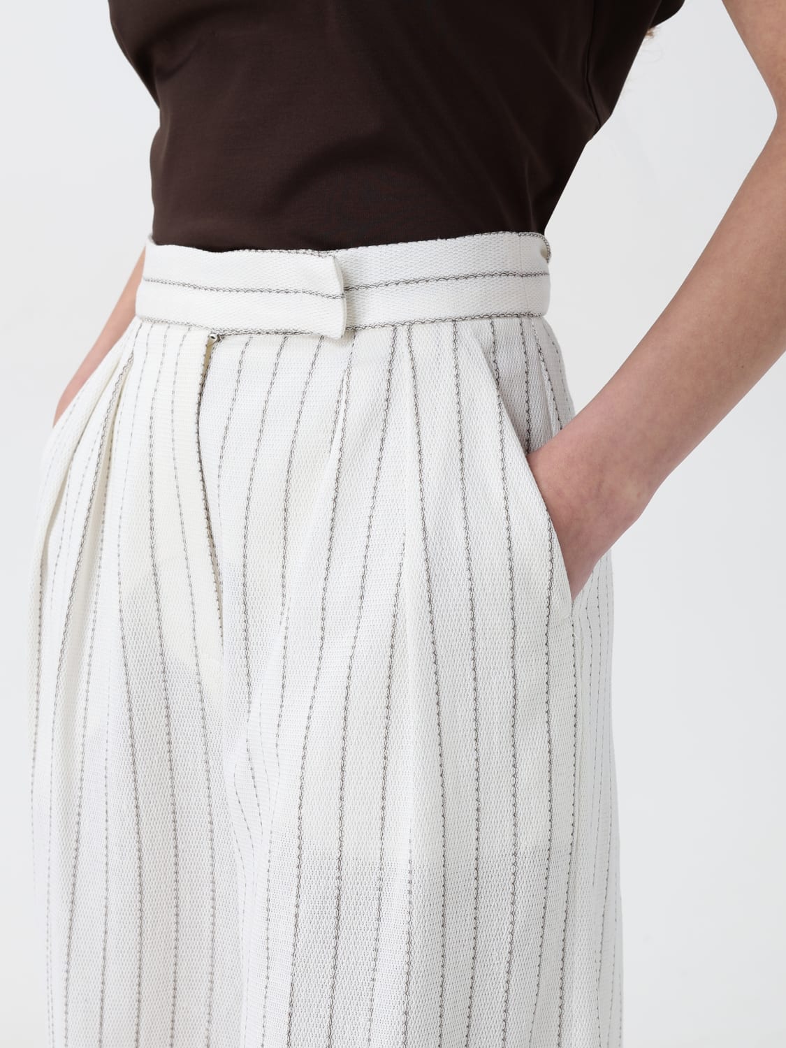 MAX MARA PANTS: Pants woman Max Mara, White - Img 5