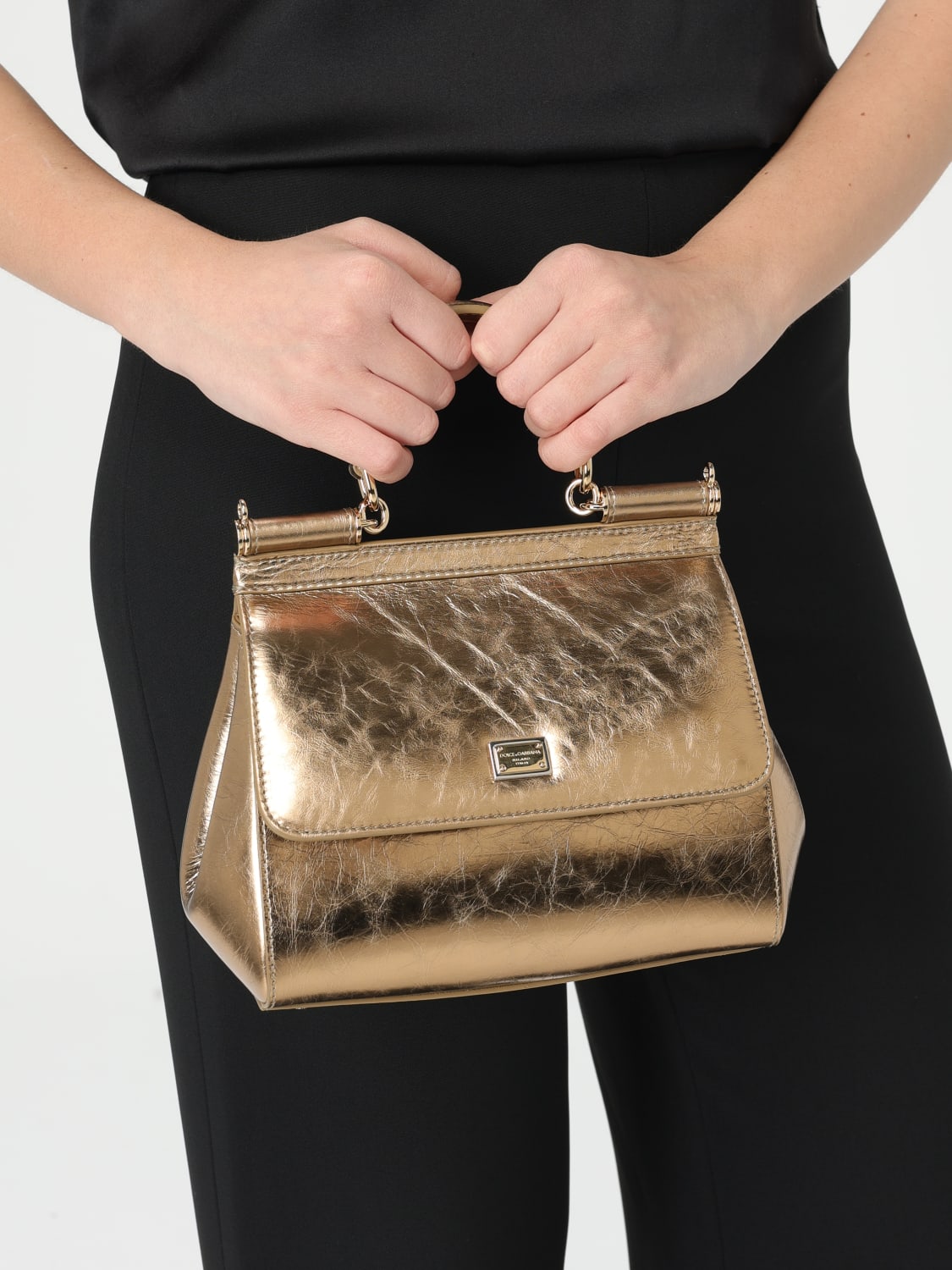 ハンドバッグ DOLCE & GABBANA Woman Handbag Gold BB6003B0855 8H945 DOLCE & GABBANA: Handbag woman - Gold | Dolce & Gabbana