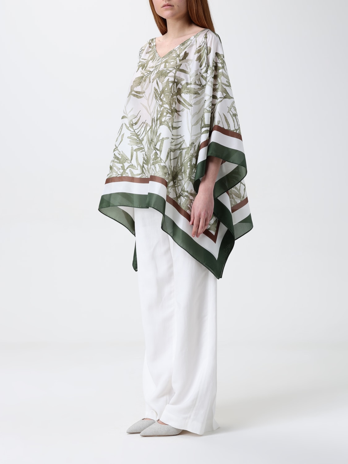 BRUNELLO CUCINELLI: Shirt woman - Green | Brunello Cucinelli