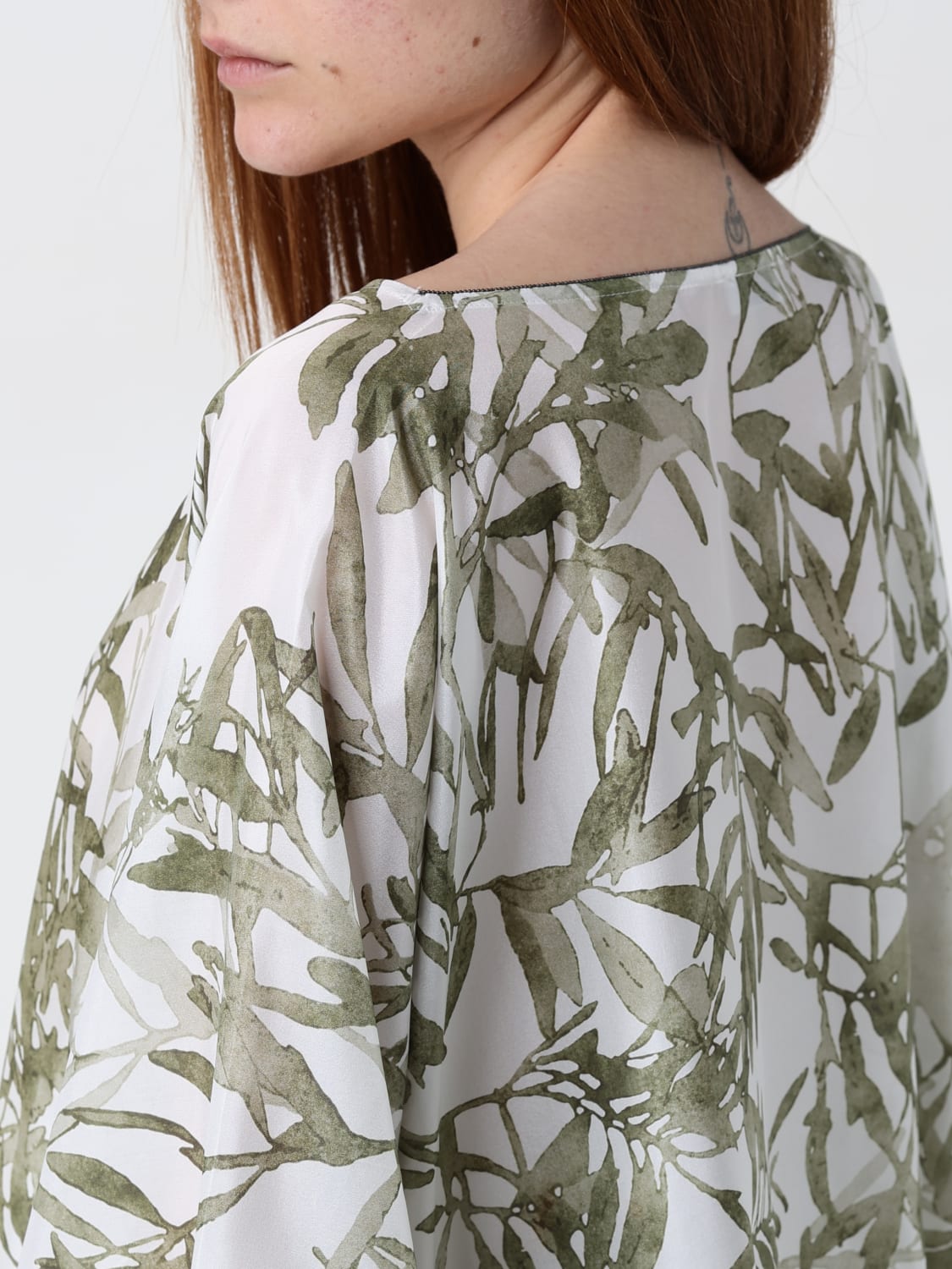 BRUNELLO CUCINELLI: Shirt woman - Green | Brunello Cucinelli
