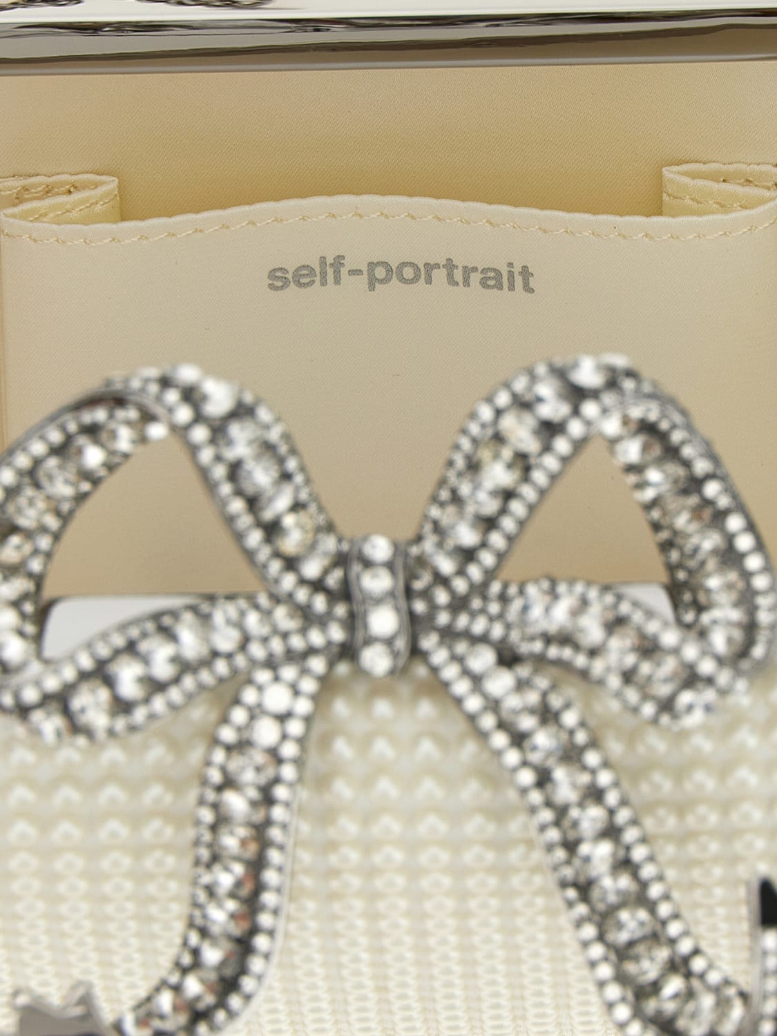 SELF-PORTRAIT Woman Handbag White SS25305AC PEARL