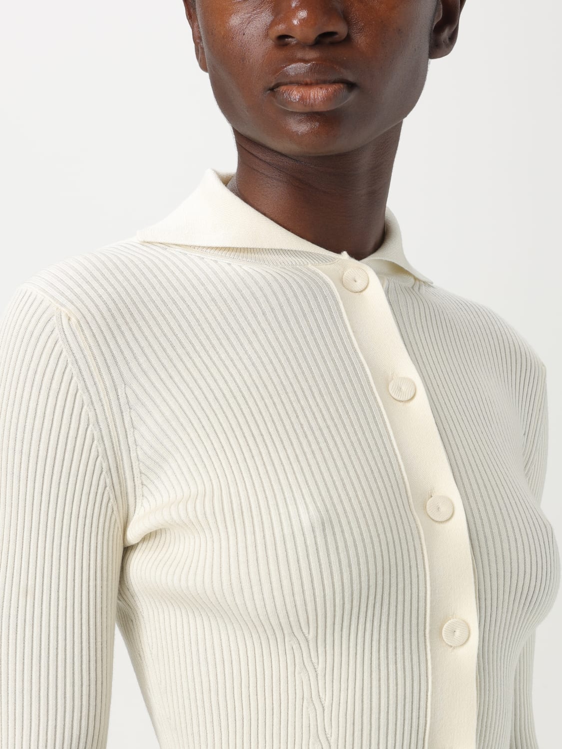 JIL SANDER SWEATER: Cardigan woman Jil Sander, White - Img 5