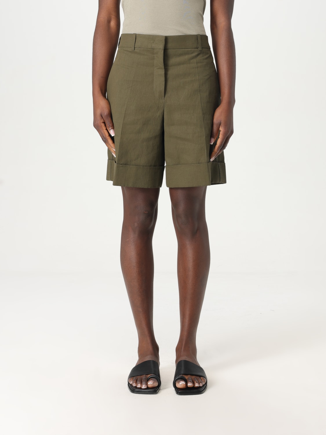 JIL SANDER SHORTS: Shorts damen Jil Sander, Grün - Img 1