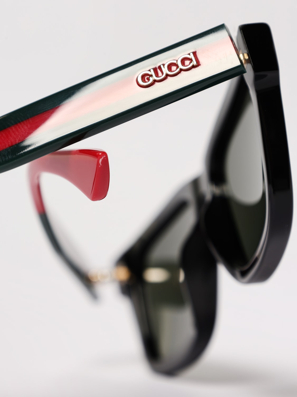 GUCCI SUNGLASSES: Sunglasses men Gucci, Black - Img 5