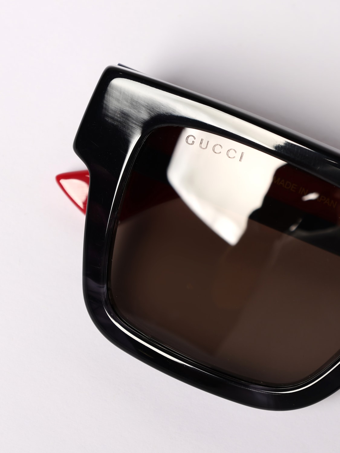 GUCCI SUNGLASSES: Sunglasses men Gucci, Brown - Img 5