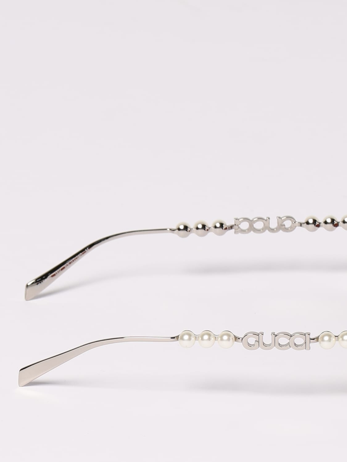 GUCCI SUNGLASSES: Sunglasses woman Gucci, Silver - Img 4