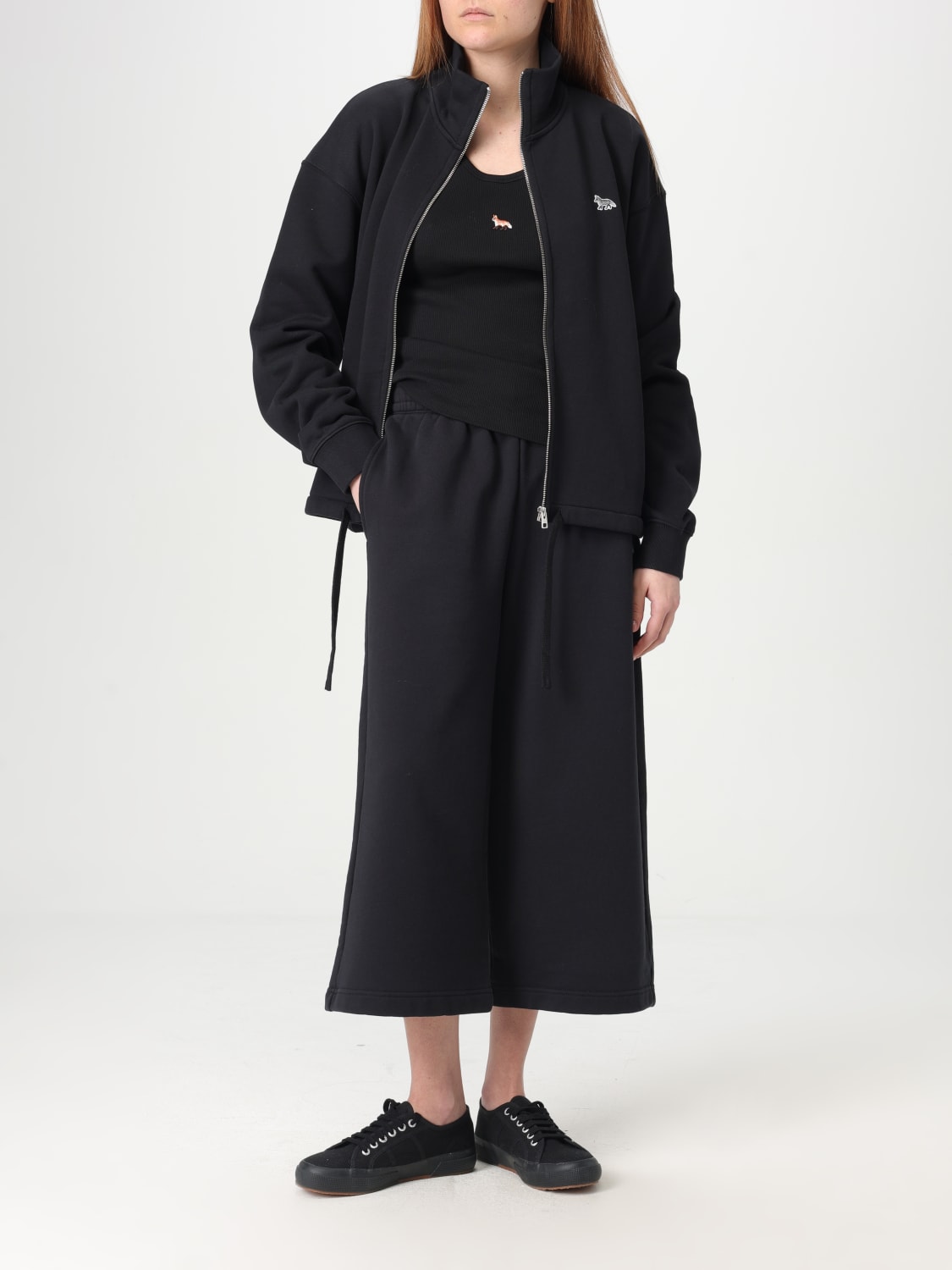 ジャケット MAISON KITSUNE Woman Jacket Black OW02132KM0325 P199 MAISON KITSUNÉ: Jacket woman - Black | Maison Kitsuné jacket