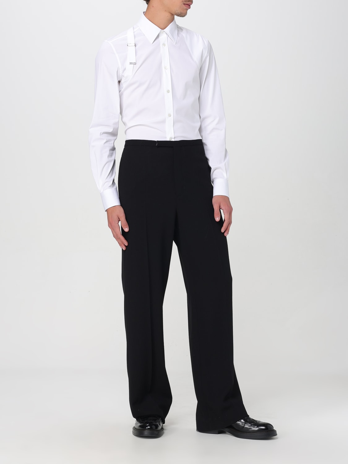 MCQUEEN SHIRT: Shirt men McQueen, White - Img 2