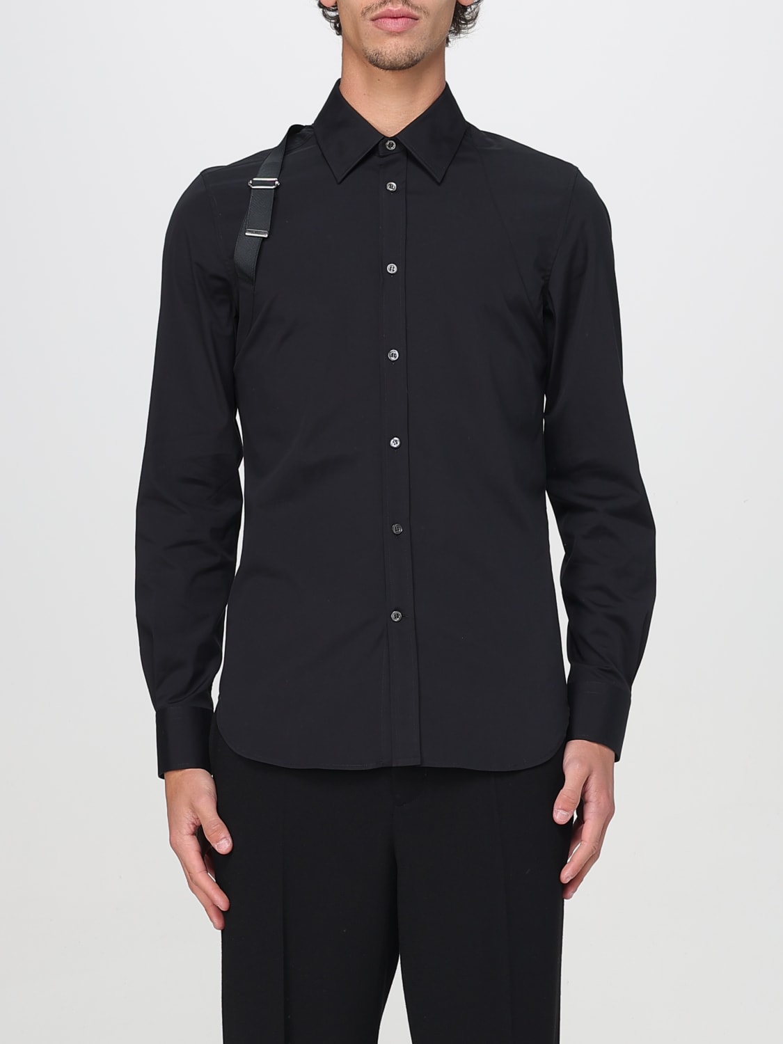 MCQUEEN SHIRT: Shirt men McQueen, Black - Img 1