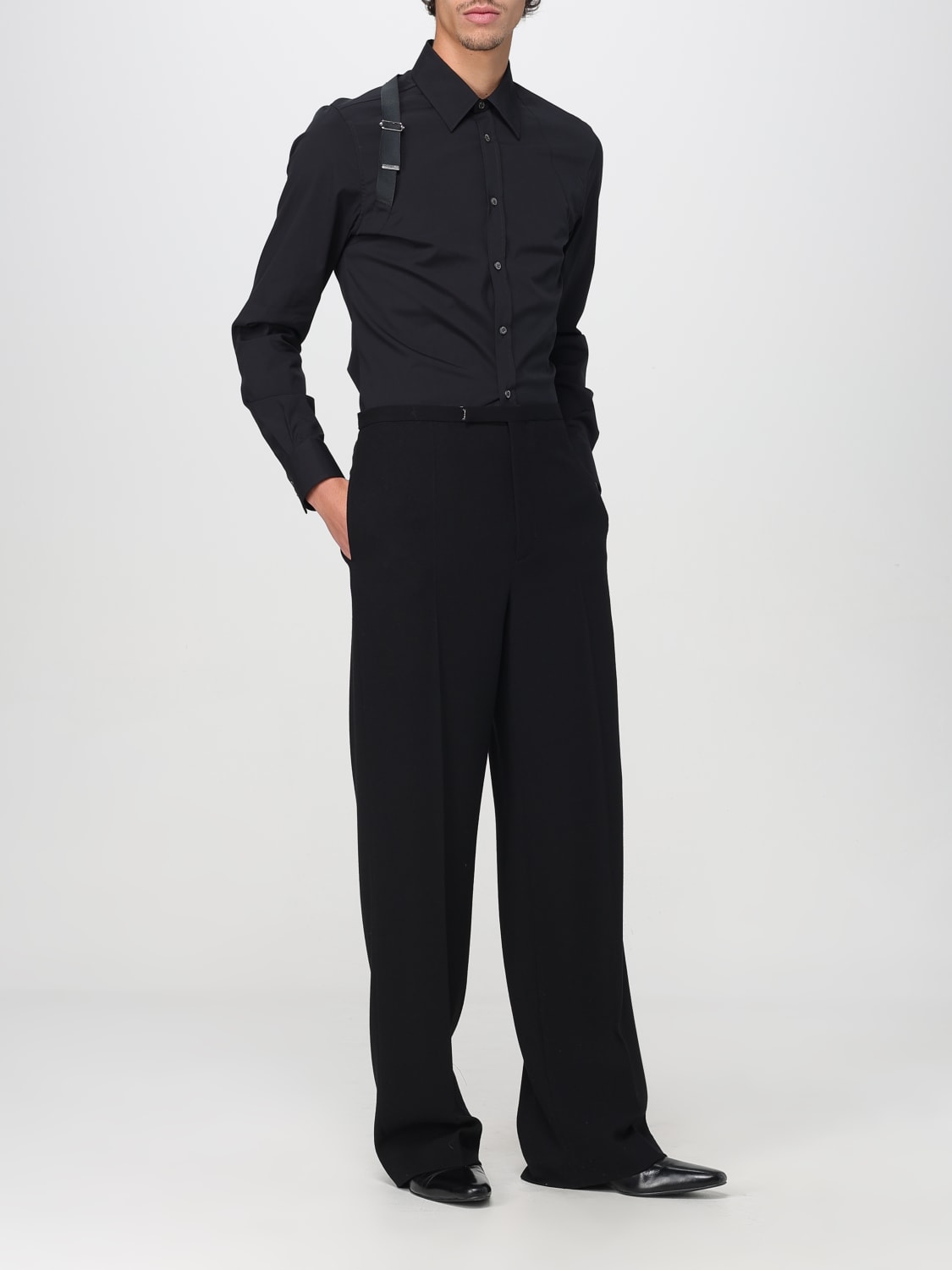 MCQUEEN SHIRT: Shirt men McQueen, Black - Img 2