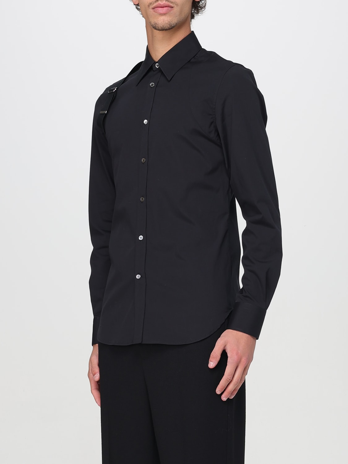 MCQUEEN SHIRT: Shirt men McQueen, Black - Img 4