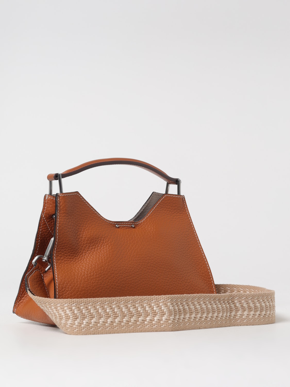 GIANNI CHIARINI CLUB MARCELLA SCHULTERTASCHE: Handtasche damen Gianni Chiarini Club Marcella, Leder - Img 2