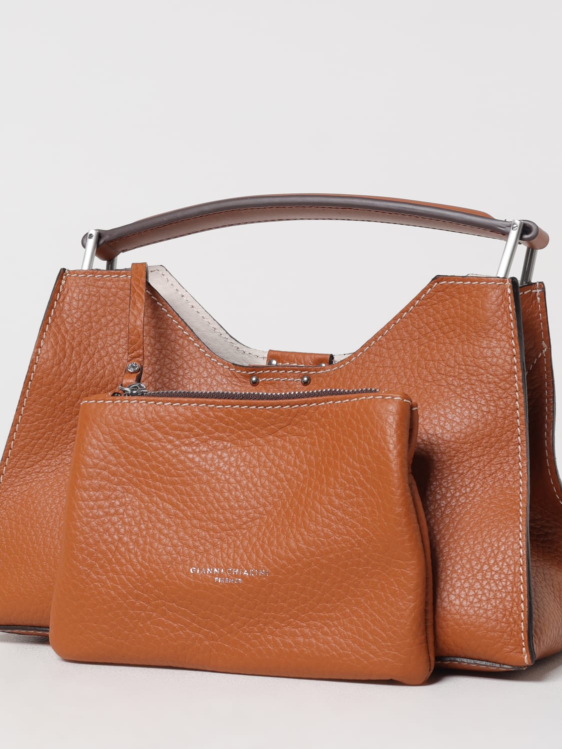 GIANNI CHIARINI CLUB MARCELLA SCHULTERTASCHE: Handtasche damen Gianni Chiarini Club Marcella, Leder - Img 3