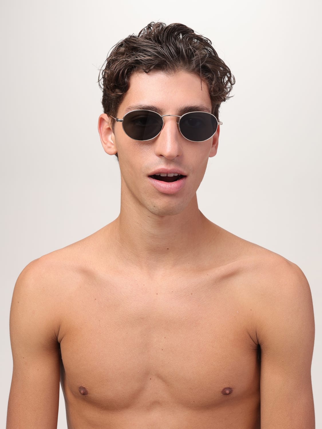 SAINT LAURENT SUNGLASSES: Sunglasses men Saint Laurent, Gold - Img 2