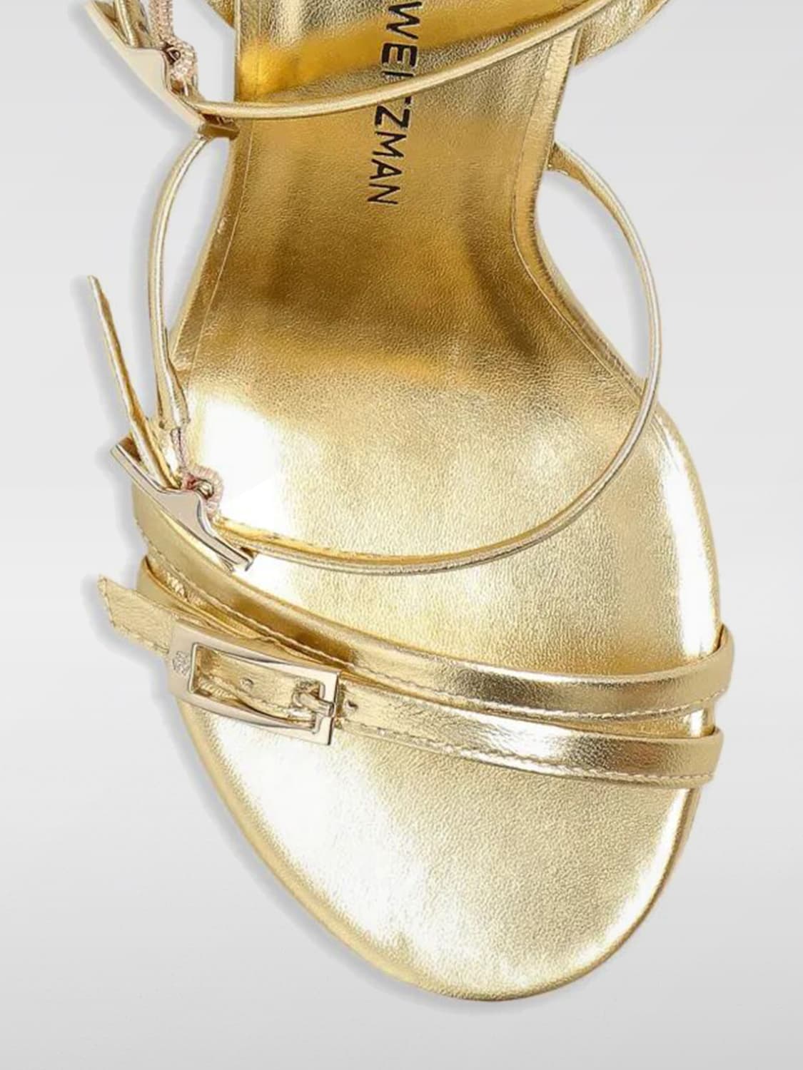 サンダル・ミュール Stuart Weitzman SS25 IE 100 (SK821 GOLDEN) Georgie 100 | Stuart Weitzman